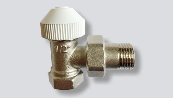 FORNARA 1/2" rohový termostatický dvouregulační ventil