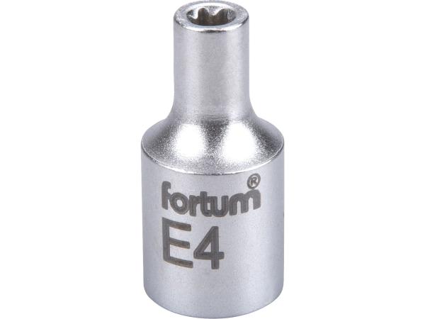 FORTUM 4701704 - hlavice nástrčná vnitřní TORX 1/4", E 4, L 25mm