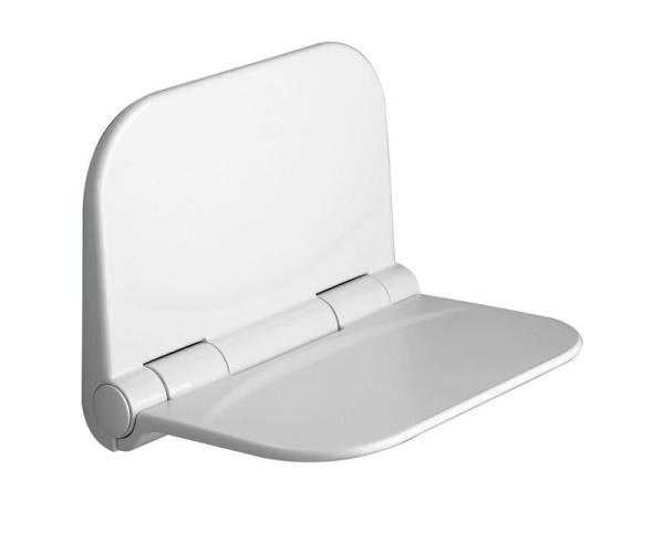 DINO sklopné sedátko do sprchového koutu, 37,5x29,5cm, bílá