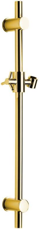 Sprchová tyč, posuvný držák, kulatá, 700mm, zlato (SC017)
