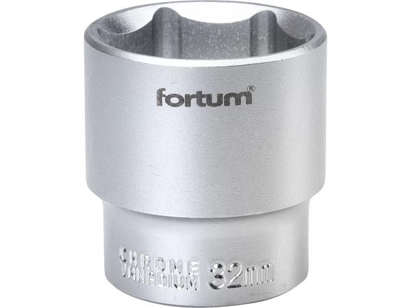 FORTUM 4700432 - hlavice nástrčná 1/2", 32mm, L 44mm
