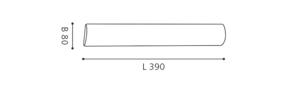 ZOLA nástěnné svítidlo E14, 2x40W, 230V, 390mm (83406)