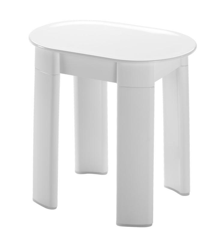 TETRA koupelnová stolička 42x41x27cm, bílá