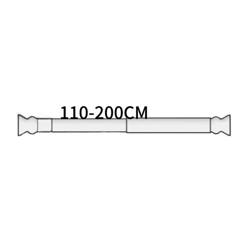 Teleskopická rozpěrná tyč 110-200cm, nerez lesk