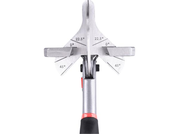EXTOL PREMIUM 8831190 - nůžky multifunkční-úhlové na plast. lišty/profily, 245mm
