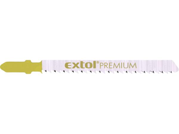EXTOL PREMIUM 8805005 - plátky do přímočaré pily 5ks, 75x2,5mm, HCS