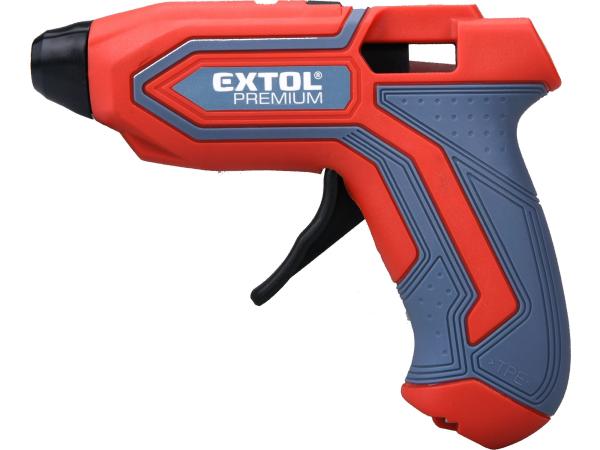 EXTOL PREMIUM 8891500 - pistole tavná lepící aku, 7,2mm, 4V Li-ion, 1500mAh