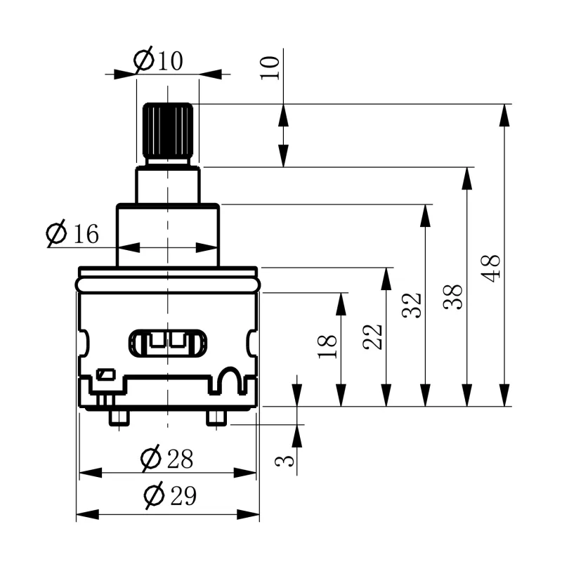 Přepínač kartuše (MG410, KJ639) (NDMG410-1)