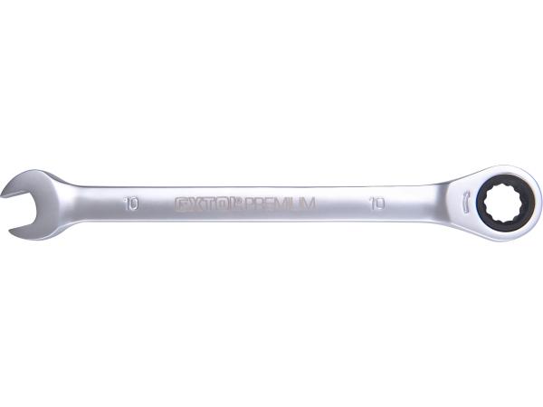 EXTOL PREMIUM 8816110 - klíč ráčnový očkoplochý, 72 zubů, 10mm