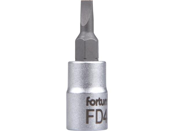 FORTUM 4701800 - hlavice zástrčná 1/4" hrot plochý, 4mm, L 37mm