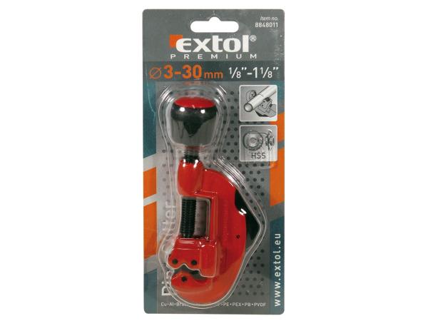 EXTOL PREMIUM 8848011 - řezač trubek s odhrotovačem, O 3-30mm
