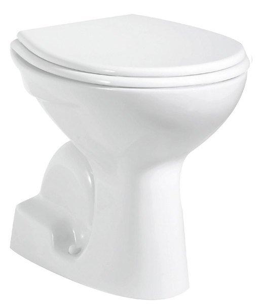 WC mísa stojící, 36x54cm, spodní odpad, bílá (TP340)