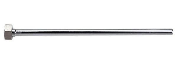 Pevná připojovací trubka průměr 10 mm, F 1/2', 40 cm, chrom