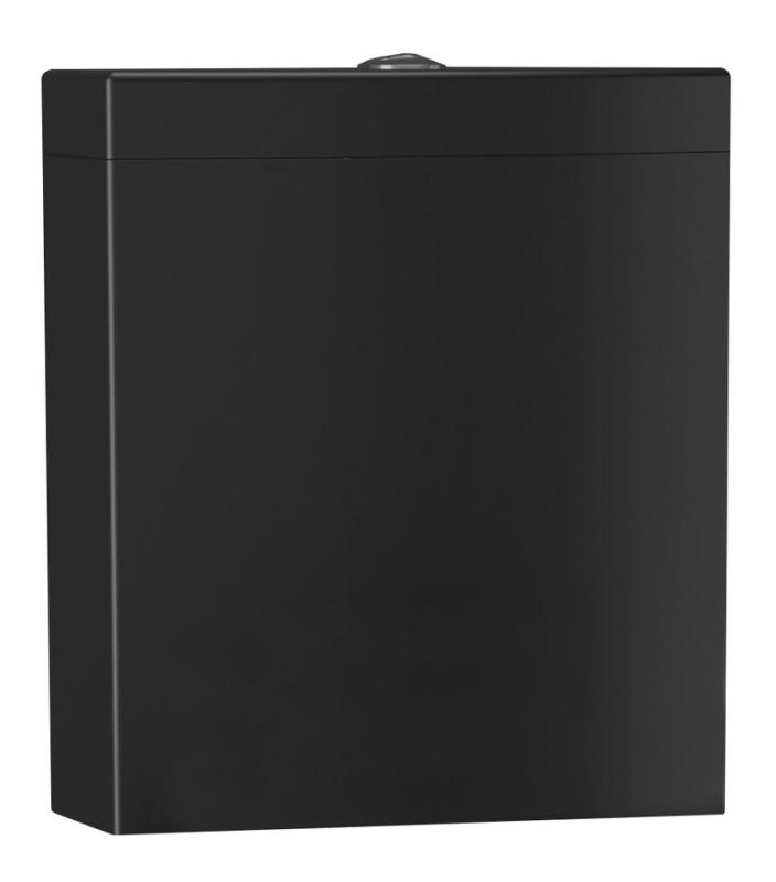 LARA keramická nádržka pro WC kombi, černá mat (LR410-00SM00E-0000)