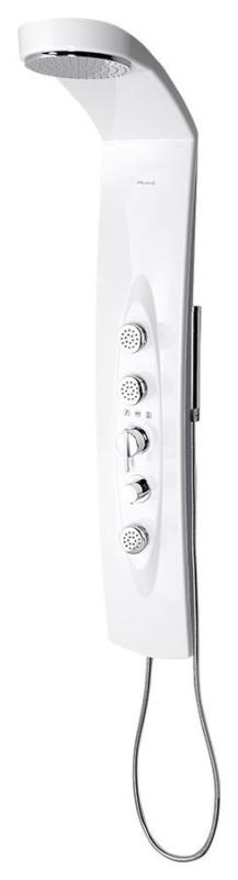 MOLA termostatický sprchový panel 210x1300mm, rohový (80372)