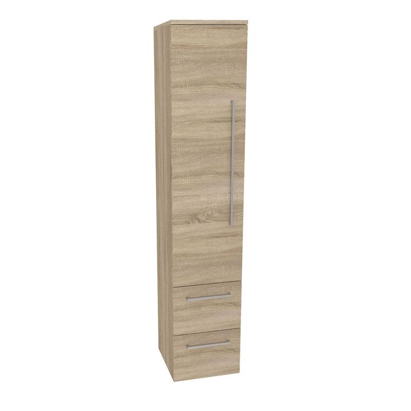 Bino, koupelnová skříňka vysoká 163 cm, levá, Multidecor, Dub Bardolino