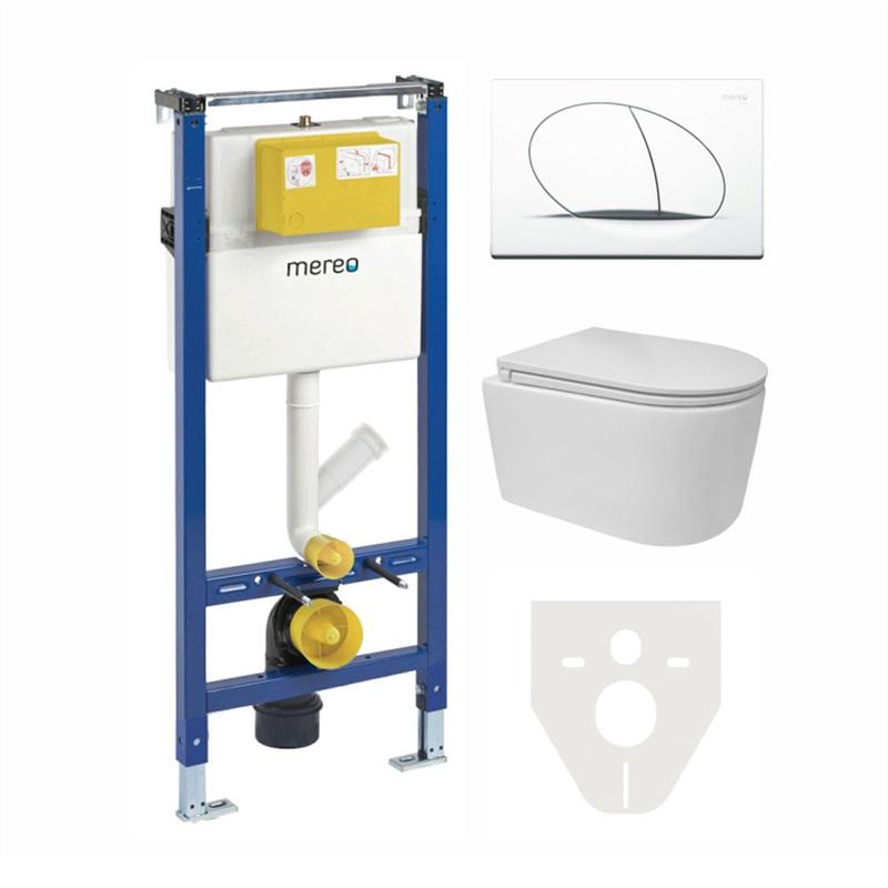 MEREO MM02SETRA WC komplet pro sádrokarton s příslušenstvím