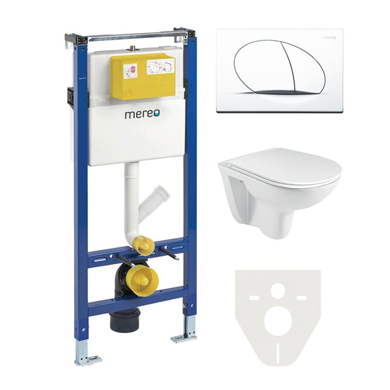 MEREO MM02SETR WC komplet pro sádrokarton s příslušenstvím