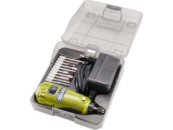 EXTOL CRAFT 404121 - mini vrtačka/bruska s transformátorem v kufříku