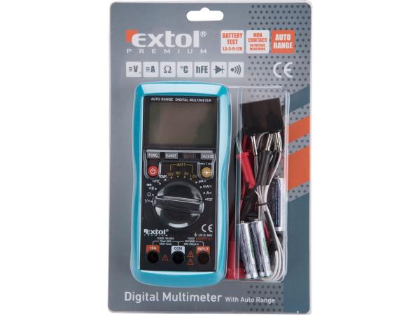 EXTOL PREMIUM 8831250 - multimetr digitální s automatickou volbou rozsahů