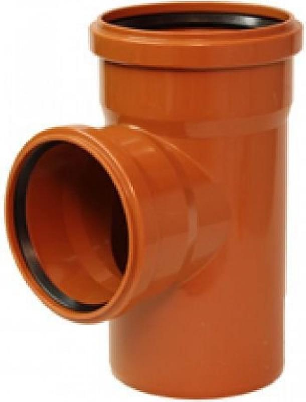 OSMA Tvarovka KG odbočka -KGEA plastová odpadní DN 110/110, 87°-venkovní oranžová