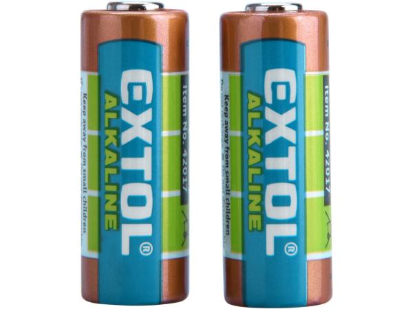 EXTOL ENERGY 42017 - baterie alkalické, 2ks, 12V (23A)