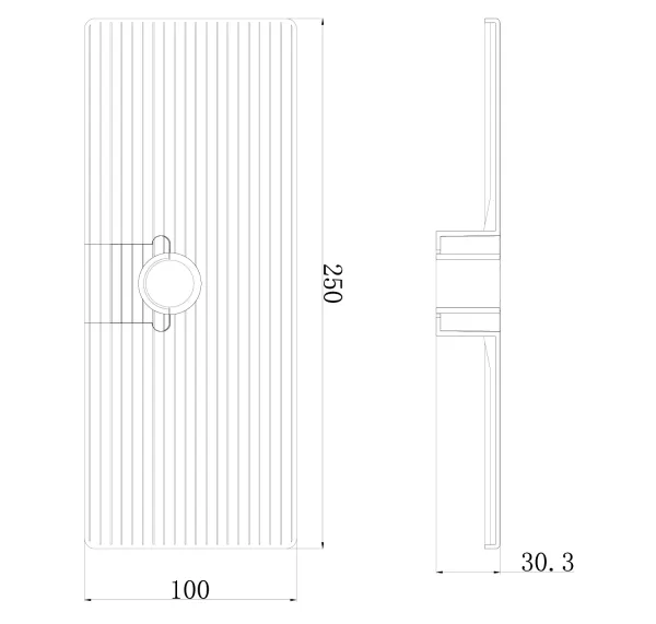 Polička na sprchovou tyč 18, 20, 22, 25 mm, ABS/chrom (SK111)