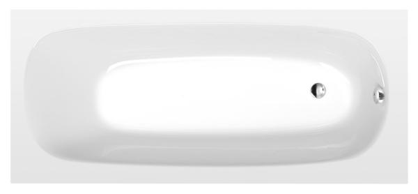 EBRO obdélníková vana 170x75x39cm, bílá (26711)