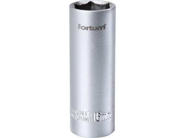 FORTUM 4700902 - hlavice nástrčná na zapalov. svíčky 1/2", 16mm, L 65mm