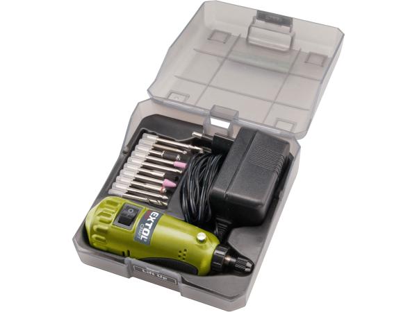 EXTOL CRAFT 404121 - mini vrtačka/bruska s transformátorem v kufříku