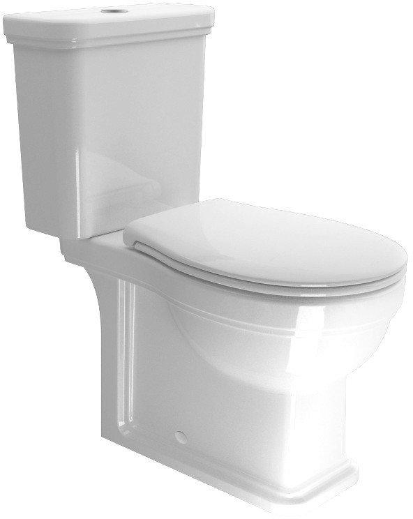 CLASSIC WC kombi, spodní/zadní odpad, bílá (WCSET06-CLASSIC)
