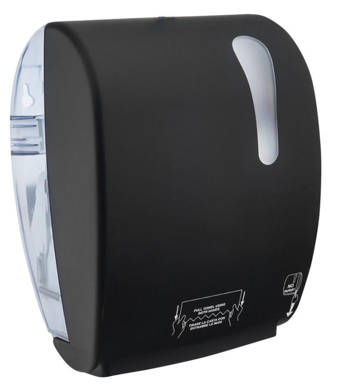 COLORED automatický zásobník na papírové ručníky, 32x40,5x22,4cm, ABS, černá mat
