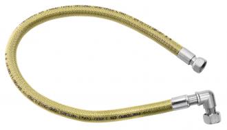 NOVASERVIS WGK1500 - Plynová připojovací hadice s kolínkem 1/2" MM-1,5m