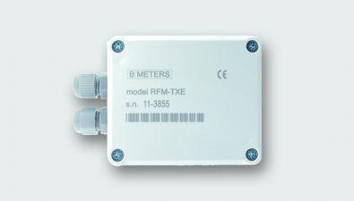 B-METERS převodní modulz kabelového impulsního snímače na Wi-Fi pro 2 vodoměry současně